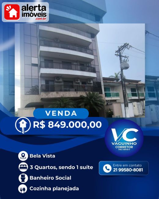 Apartamento - Venda:  CENTRO , Rio Bonito - RJ