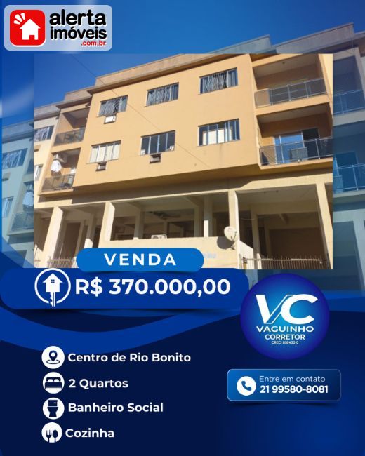 Apartamento - Venda:  centro, Rio Bonito - RJ