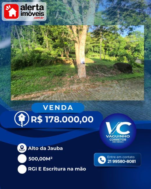 Lote - Venda:  alto da jacuba , Rio Bonito - RJ