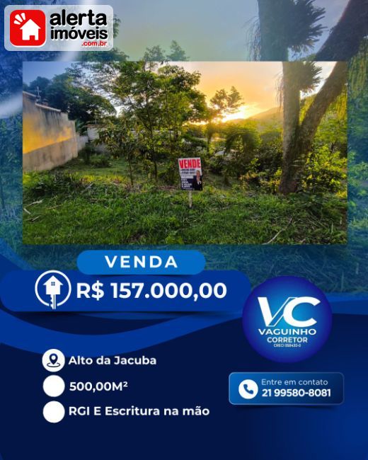 Lote - Venda:  alto da jacuba , Rio Bonito - RJ